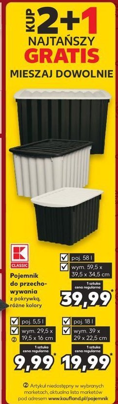 Pojemnik 5.5 l K-classic promocja