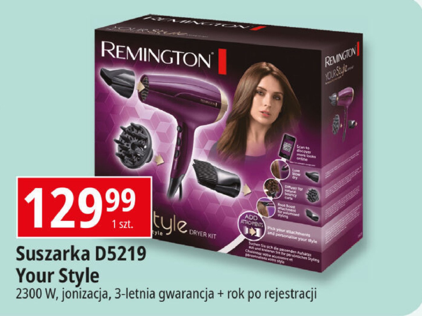 Prostownica do włosów s8540 Remington promocja w Leclerc