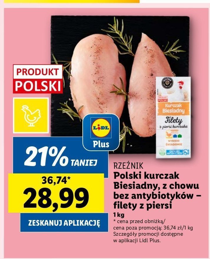 Kurczak biesiadny - filet z piersi Rzeźnik codzienna dostawa promocja