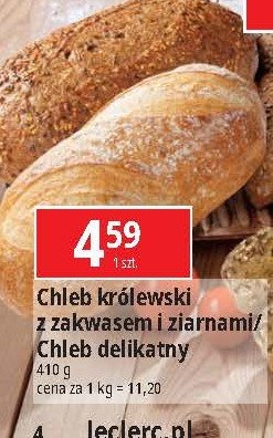 Chleb królewski promocja