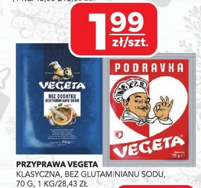 Przyprawa Vegeta klasyczna, bez glutaminianu sodu promocja w Top Market