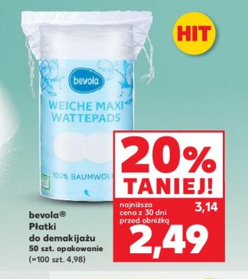 Płatki do demakijażu Bevola promocja