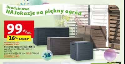 Skrzynia woodebox 280 l promocja