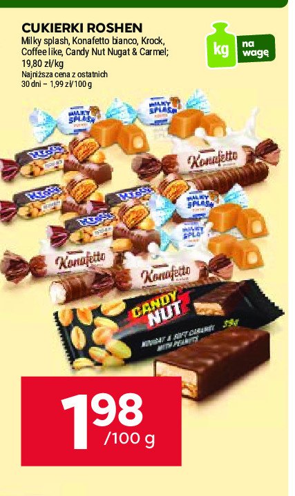 Cukierki krock Roshen promocja