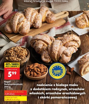 Rogal Świętomarcińiski promocja w Biedronka