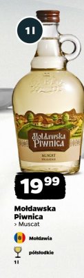 Wino Mołdawska Piwnica Muscat promocja w Netto