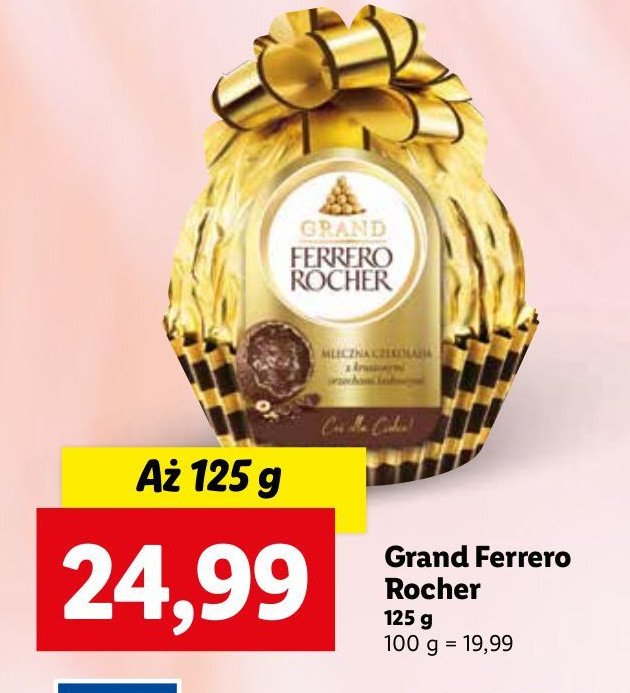 Bombonierka rocherone Ferrero rocher promocja