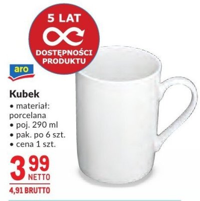 Kubek porcelanowy 400 ml japandi Florina (florentyna) promocja w Makro