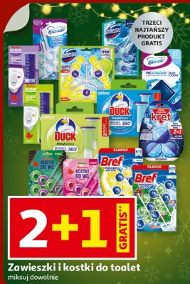 Zawieszki i kostki do toalet miksuj dowolnie promocja w Auchan