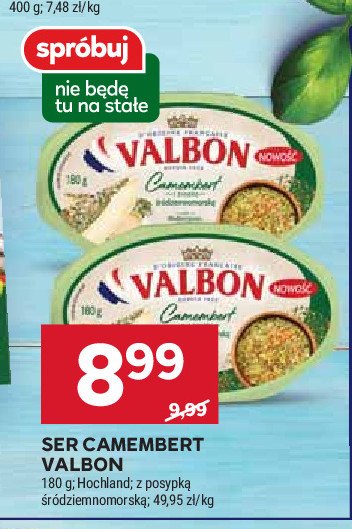 Ser camembert z kolorowym pieprzem Valbon promocja