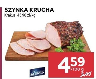 Szynka krucha Krakus animex promocja w Stokrotka