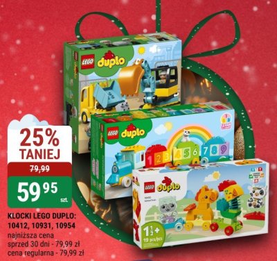 Klocki LEGO DUPLO: 10412, 10931, 10954 promocja w bi1