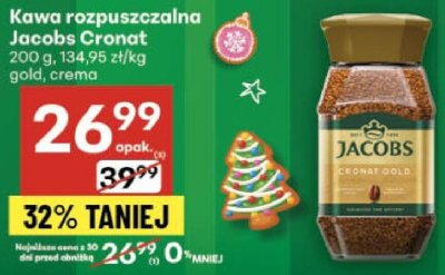 Kawa rozpuszczalna Jacobs Cronat promocja w Delikatesy Centrum