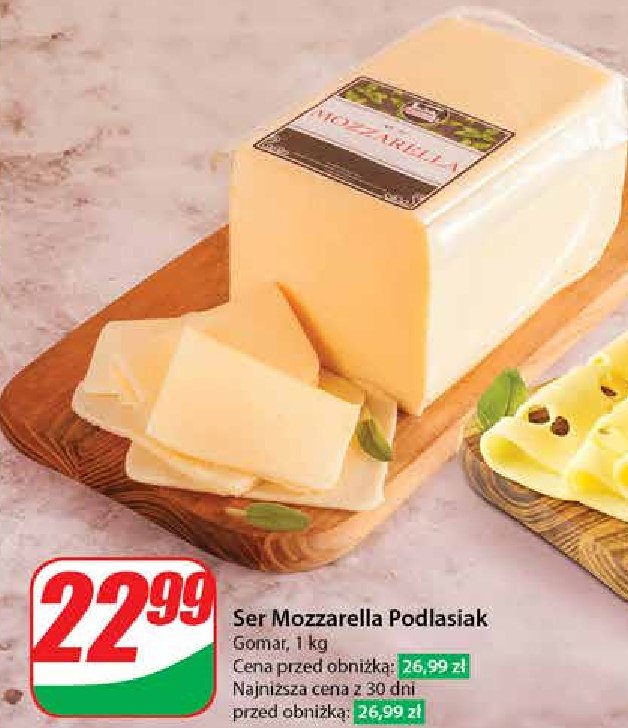 Ser mozzarella Podlasiak promocja