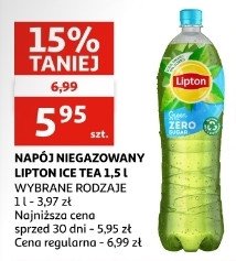 Herbata mrożona zero Lipton green ice tea Lipton ice tea promocja