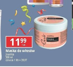 Maska do włosów Joanna professional curls promocja w Rossmann