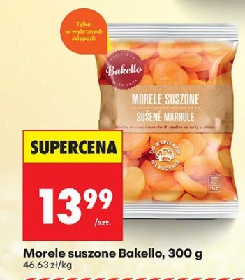 Morele suszone 300 g promocja w Biedronka