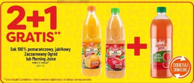 Sok Sok 100% jabłkowy Zaczarowany Ogród promocja w POLOmarket