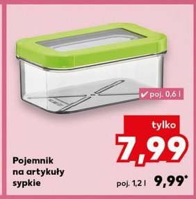 Pojemnik na artykuły sypkie 600 ml promocja