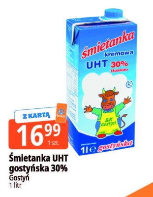 Śmietanka UHT gostyńska 30% promocja w Leclerc
