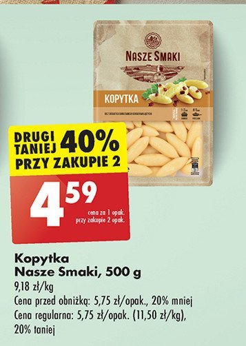 Kopytka Nasze smaki promocja