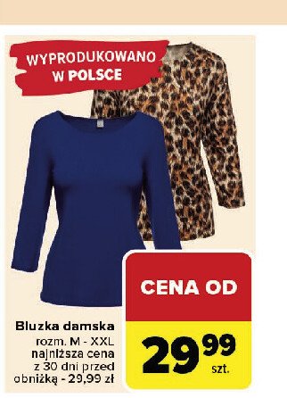 Bluzka damska m-xxl promocja w Carrefour Market