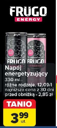 Napój energetyczny black Frugo wild punch promocja