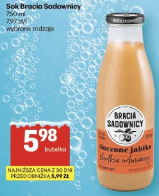 Sok Bracia Sadownicy promocja w Delikatesy Centrum