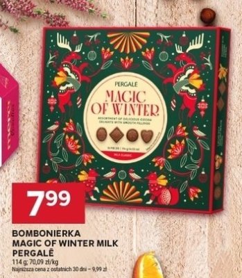 Bombonierka Pergale Magic of Winter Milk promocja w Stokrotka