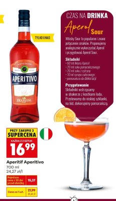 Aperitif Aperitivo promocja w Biedronka