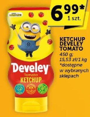 Ketchup Develey Tomato promocja w Groszek