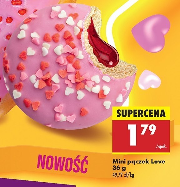 Pączk mini love promocja