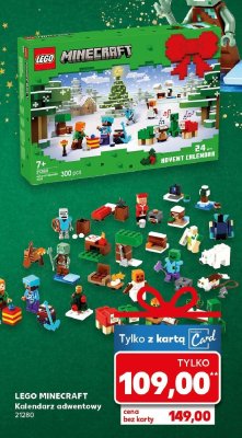 Kalendarz adwentowy LEGO MINECRAFT 21280 promocja w Kaufland