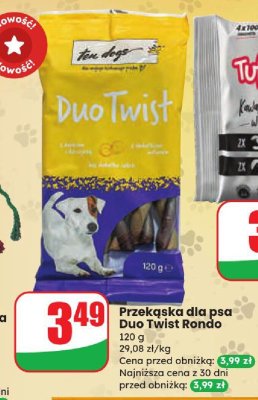 Przekąska dla psa Duo Twist Rondo promocja w Dino