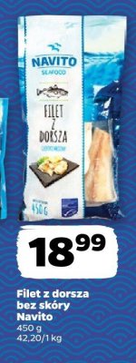Filet z dorsza bez skóry Navito promocja w Netto