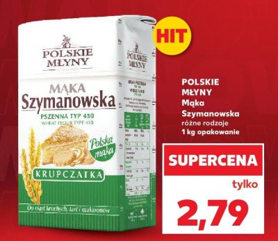 Mąka Szymanowska różne rodzaje promocja w Kaufland