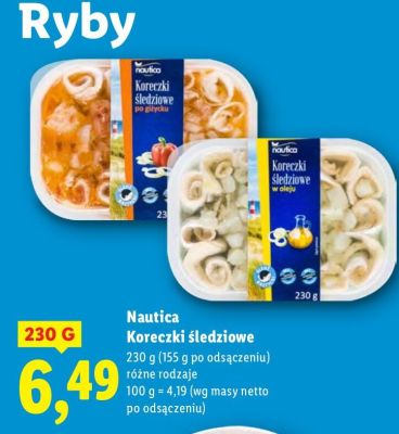 Koreczki śledziowe, różne rodzaje promocja w Lidl