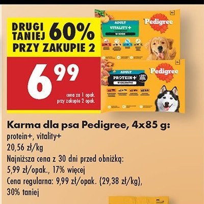 Karma dla psa protein+ Pedigree promocja