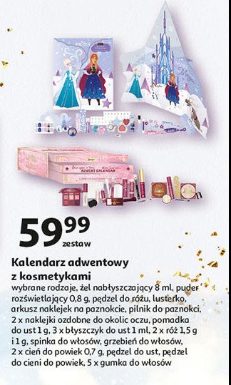 Kalendarz adwentowy kraina lodu promocja