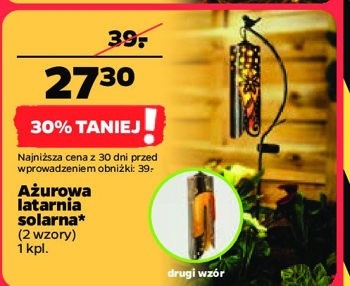 Latarnia a偶urowa solarna promocja