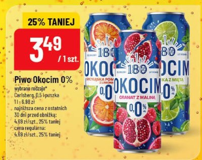 Piwo Okocim 0% promocja w POLOmarket