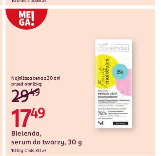 Serum do twarzy b5 Bielenda beauty molecules promocja w Rossmann