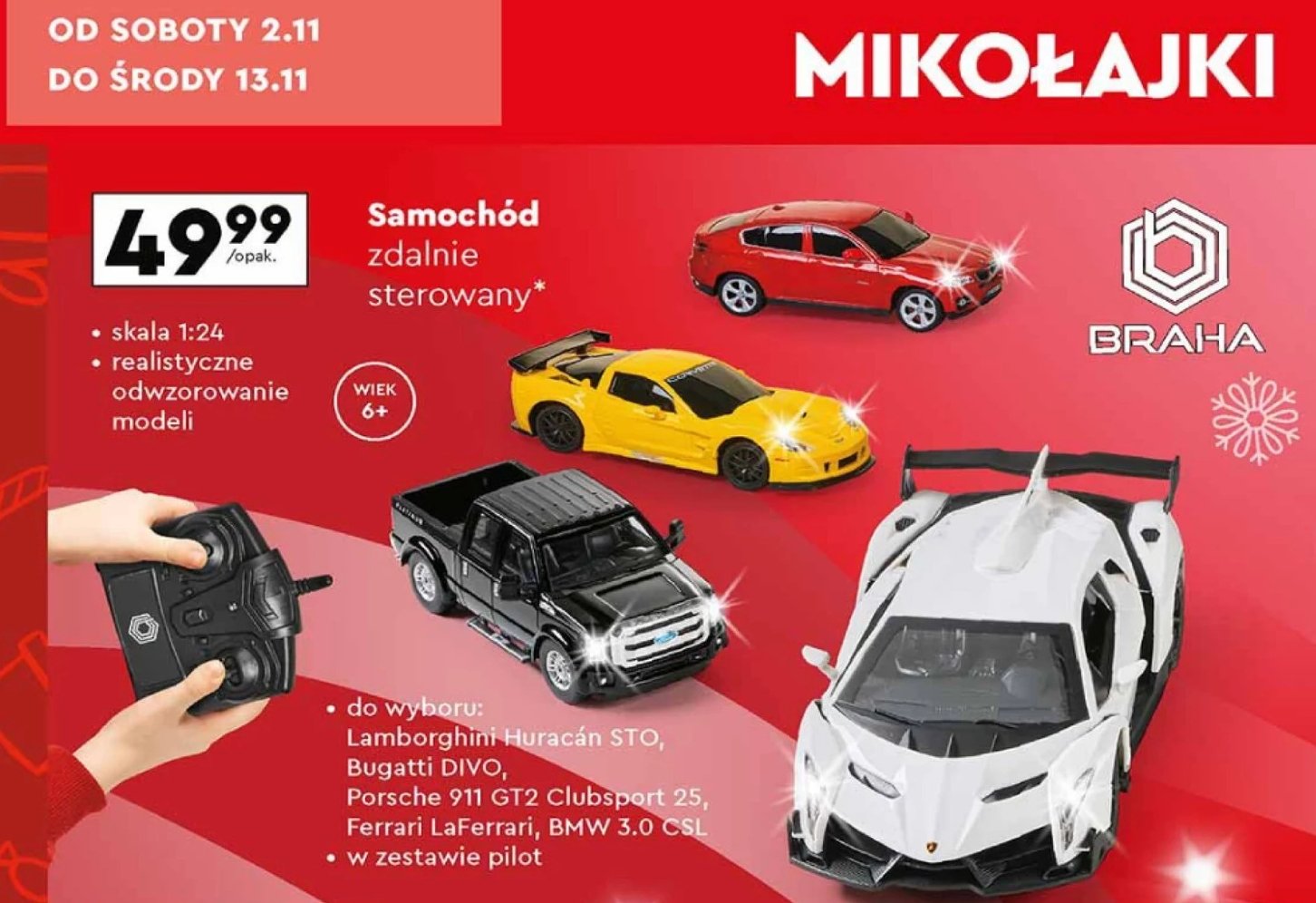 Samochód 1:24 zdalnie sterowany promocja