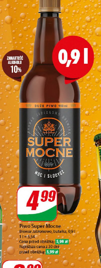 Piwo SUPER MOCNE promocja