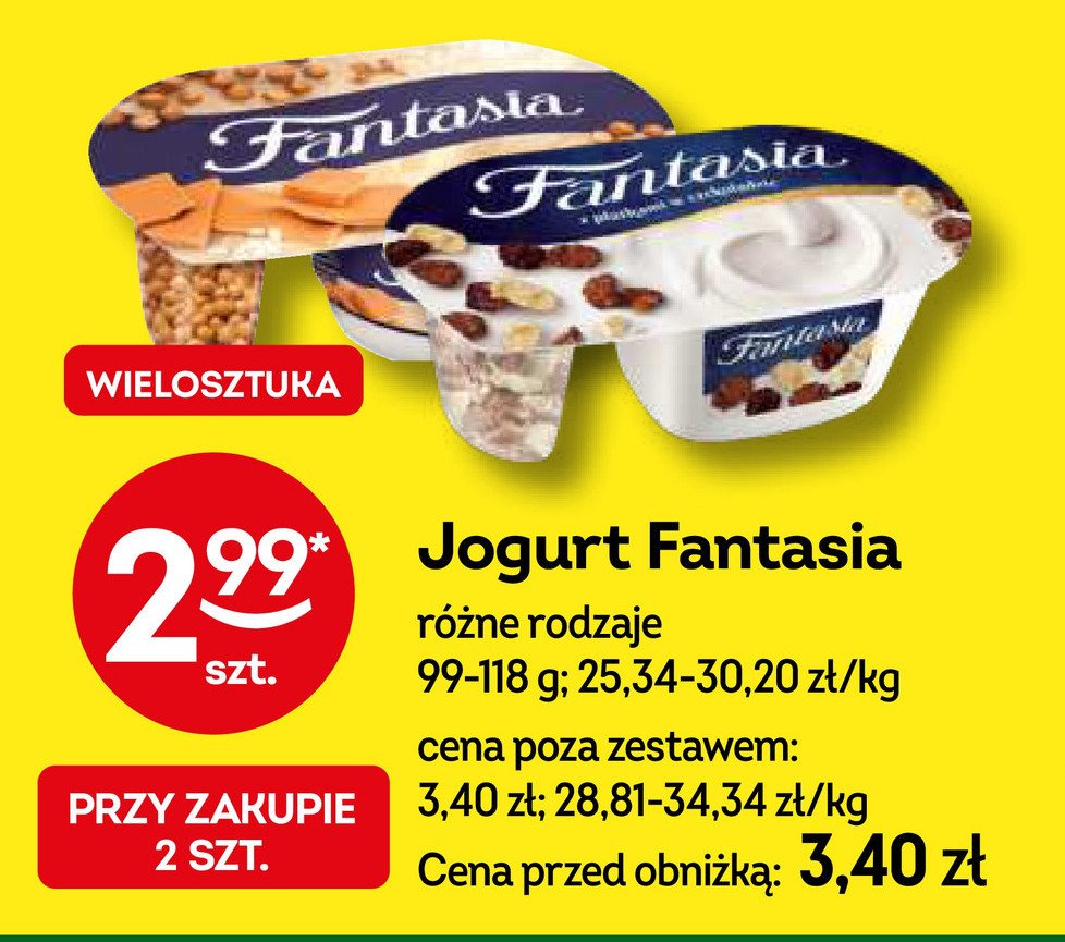 Jogurt płynny karmel Danone fantasia promocja w Żabka