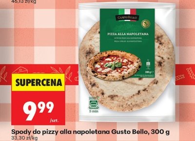 Spody do pizzy alla napoletana Gusto Bello, 300 g promocja w Biedronka