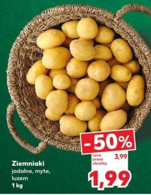 Warzywo Ziemniaki jadalne, myte, luzem 1 kg promocja w Kaufland