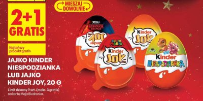 Jajko Kinder Joy  promocja w Biedronka