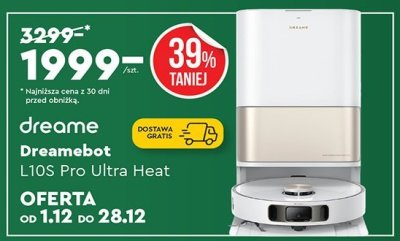 Dreamebot L10S Pro Ultra Heat promocja w Biedronka