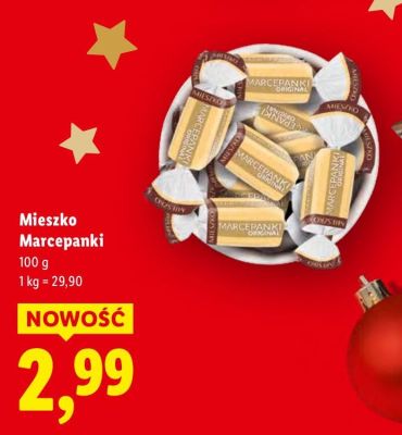 Cukierki Marcepanki  promocja w Lidl